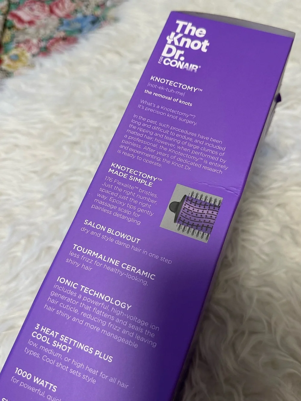 The Knot Dr. for Conair Detangling Hot Air Brush Wet/Dry Styler - Picture 3 of 7